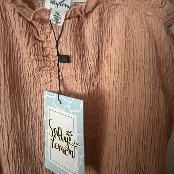 NWT Salty Lemon Blush Ruffle Dress | Vestido Verano - Picture 3 of 3